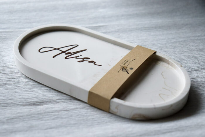 Ovalni pladanj - personalizacija