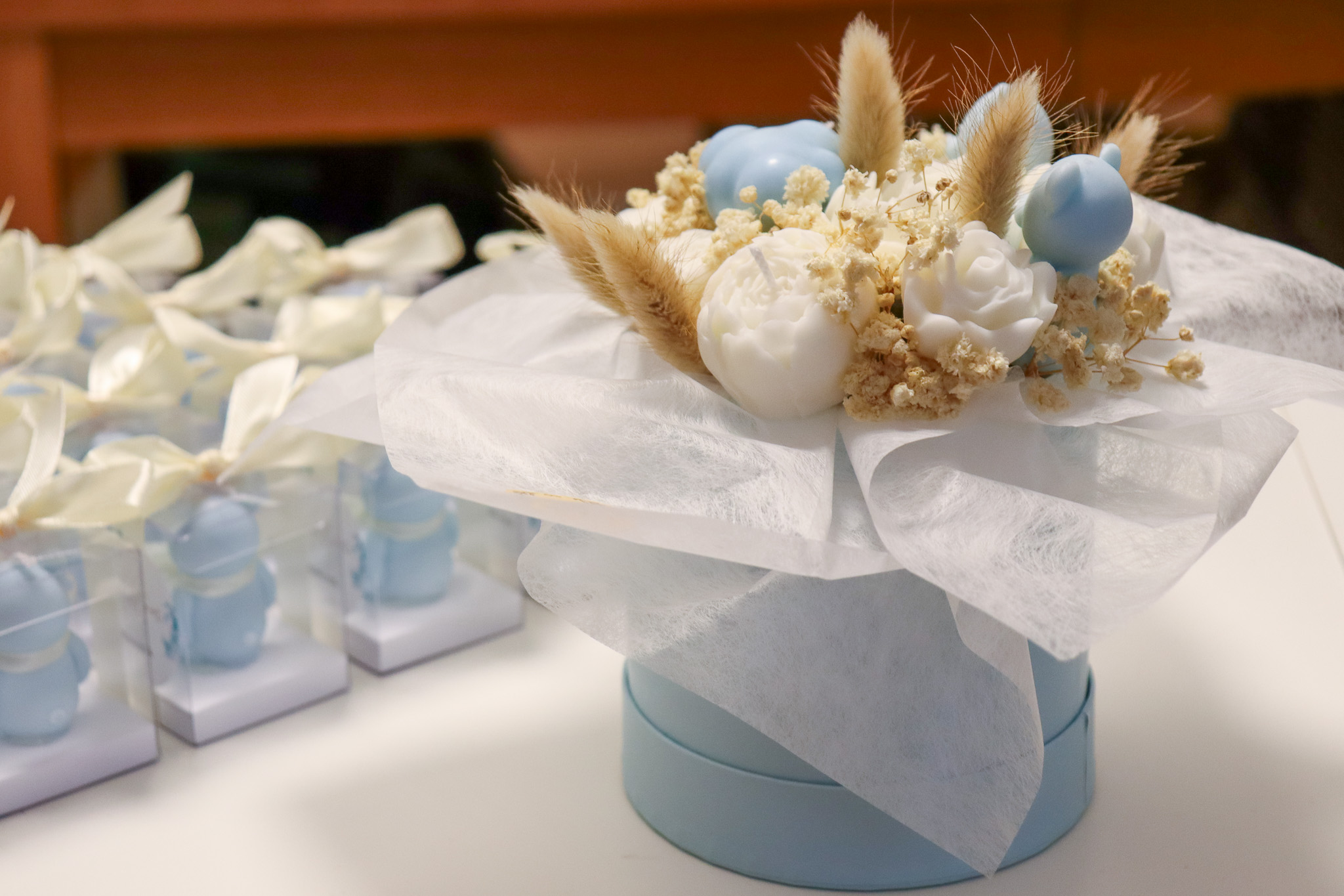 Buket od svijeća Baby Blue - S veličina - Slika 3